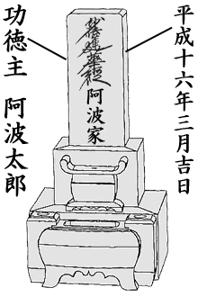 日蓮正宗　文字彫り例